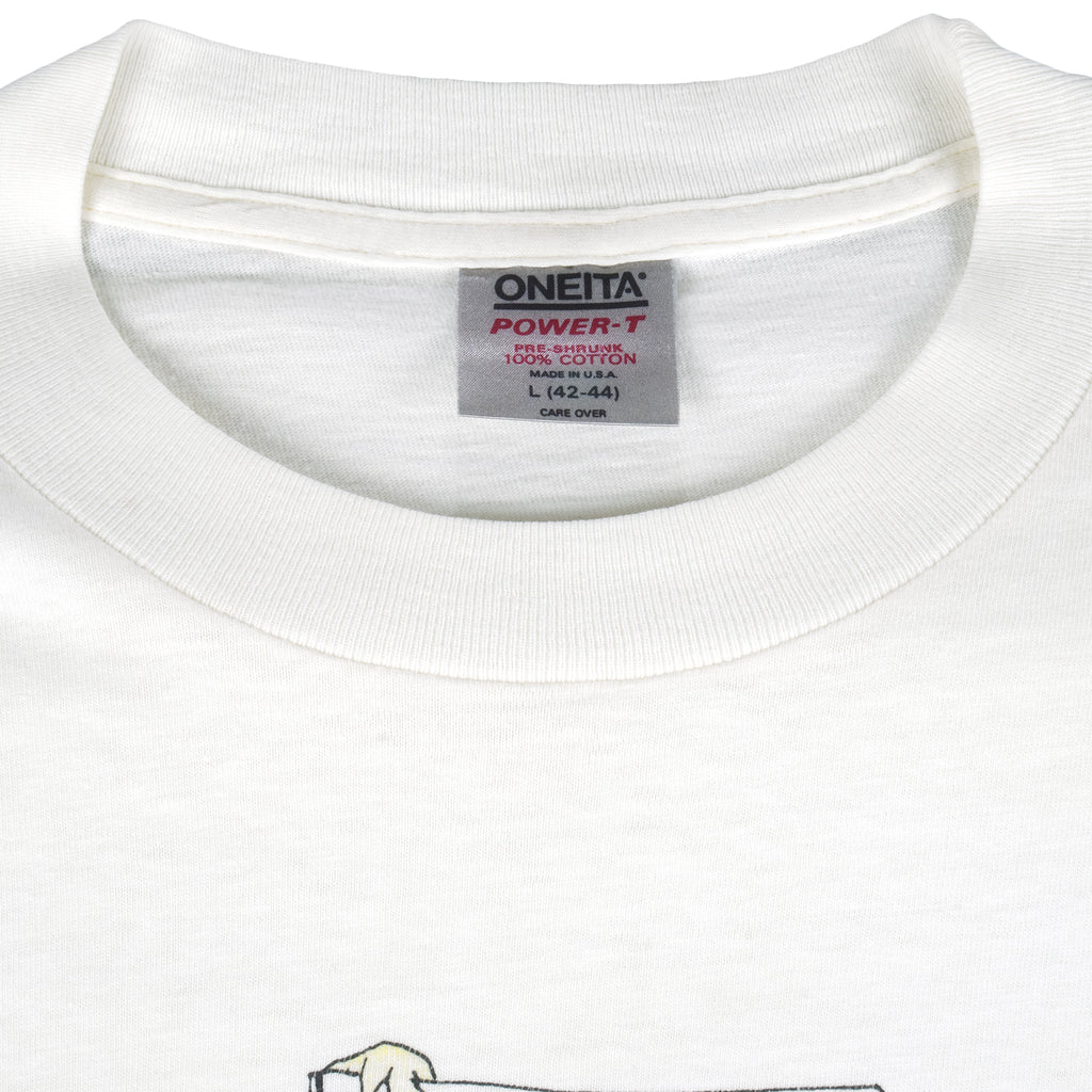 Vintage (The Far Side) - Boneless Chicken Ranch T-Shirt 1984 Large Vintage Retro