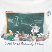 Vintage (The Far Side) - School For Mechanically Declined T-Shirt 1988 X-Large Vintage Retro