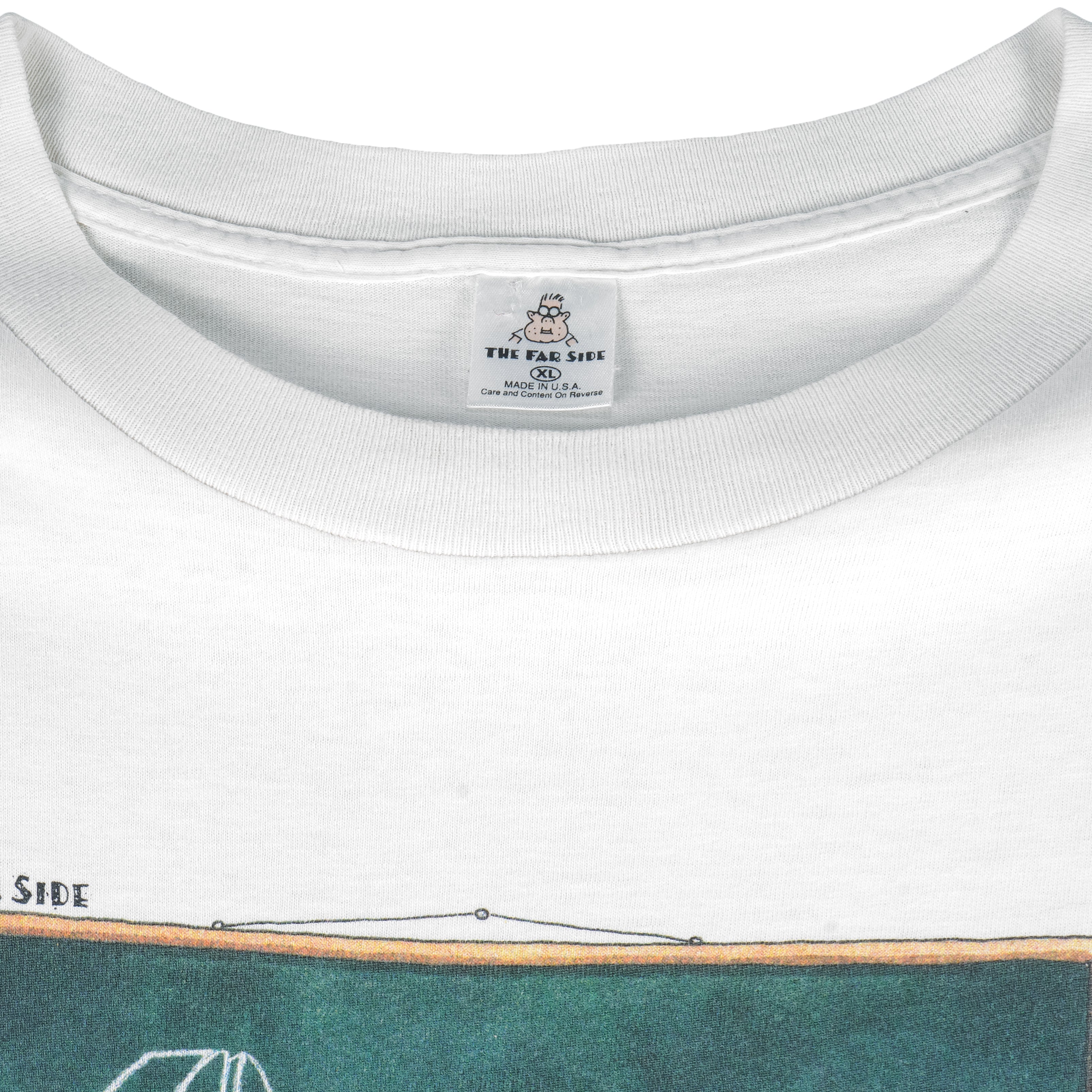 Vintage (The Far Side) - School For Mechanically Declined T-Shirt 1988 X-Large Vintage Retro