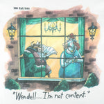 Vintage (The Far Side) - Wendell Im Not Content Deadstock 1990s Large Vintage Retro