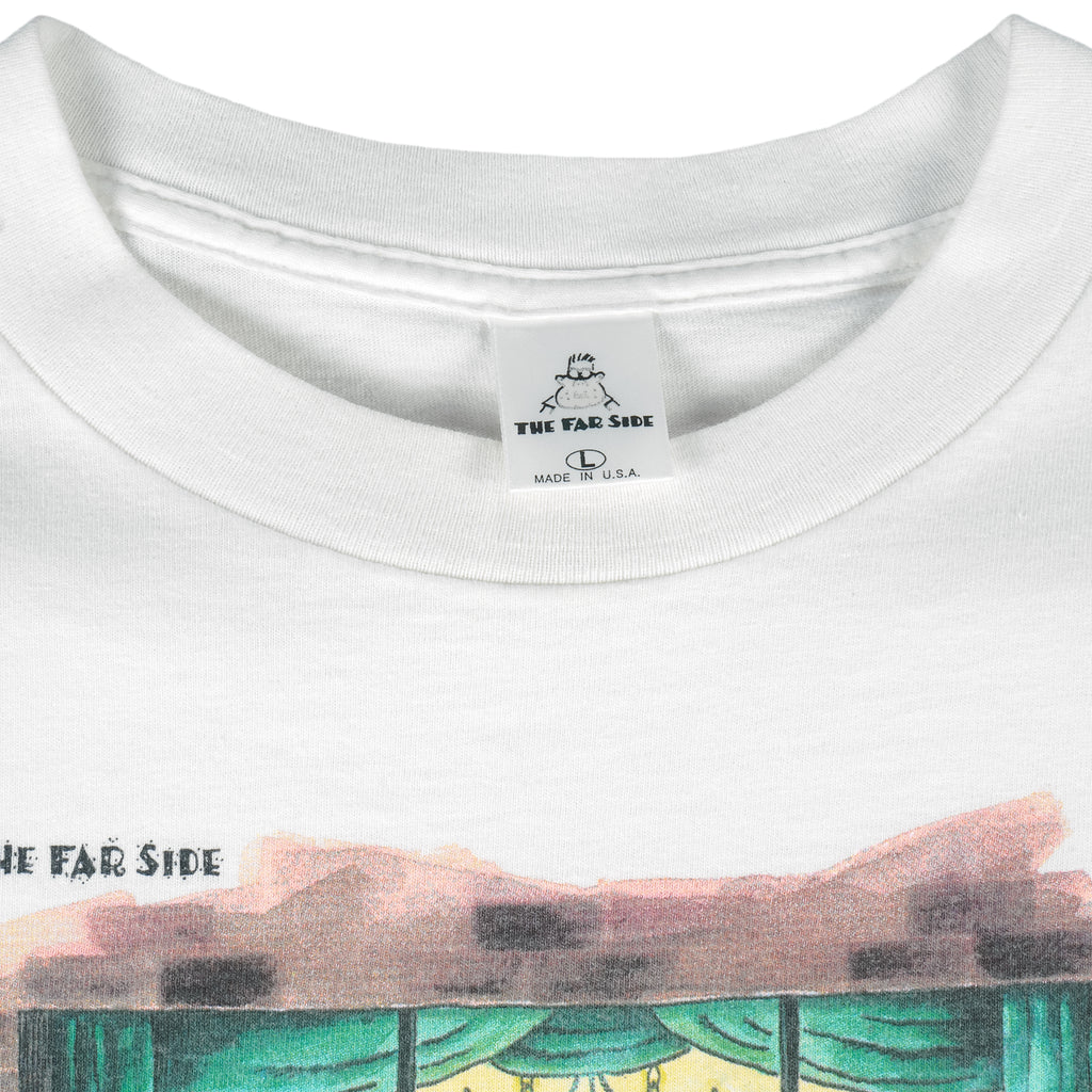 Vintage (The Far Side) - Wendell Im Not Content Deadstock 1990s Large Vintage Retro