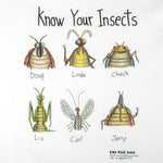 Vintage (The Far Side) - Know Your Insects Deadstock T-Shirt 1986 Large Vintage Retro