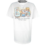 Vintage (The Far Side) - May I Excused My Brain Is Full T-Shirt 1986 X-Large Vintage Retro