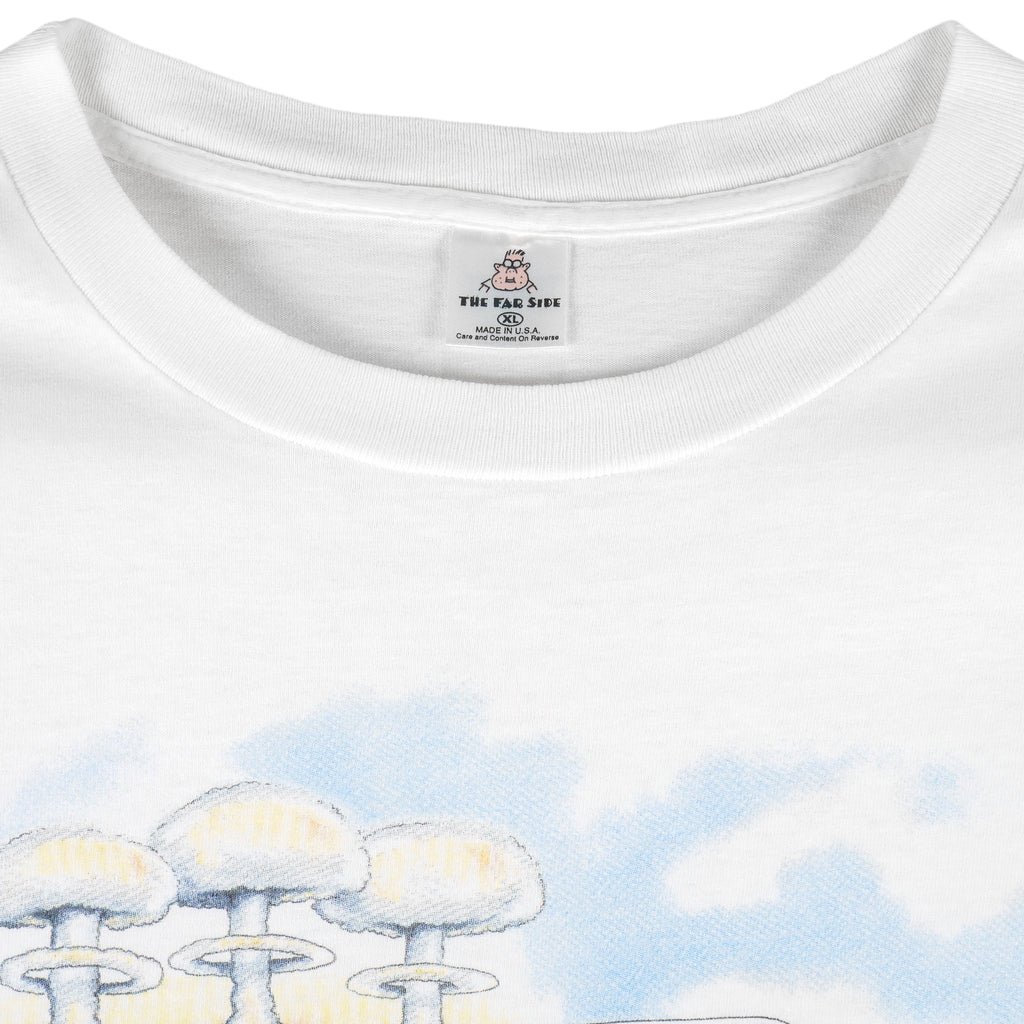 Vintage (The Far Side) - No Size Restrictions And Screw The Limit T-Shirt 1986 X-Large Vintage Retro
