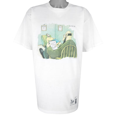 Vintage (The Far Side) - Plain Nuts Psychologist T-Shirt 1990 X-Large