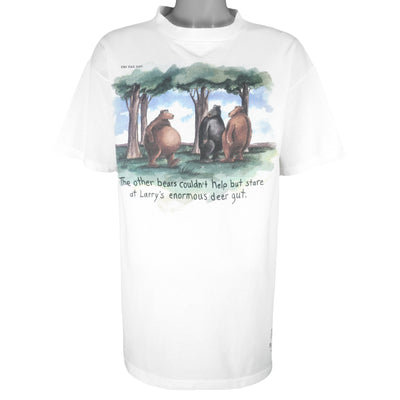 Vintage (The Far Side) - Larry's and His Enormous Deer Gut T-Shirt 1986 X-Large