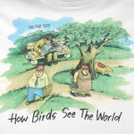 Vintage (The Far Side) - How Birds See The World T-Shirt 1980s Large Vintage Retro
