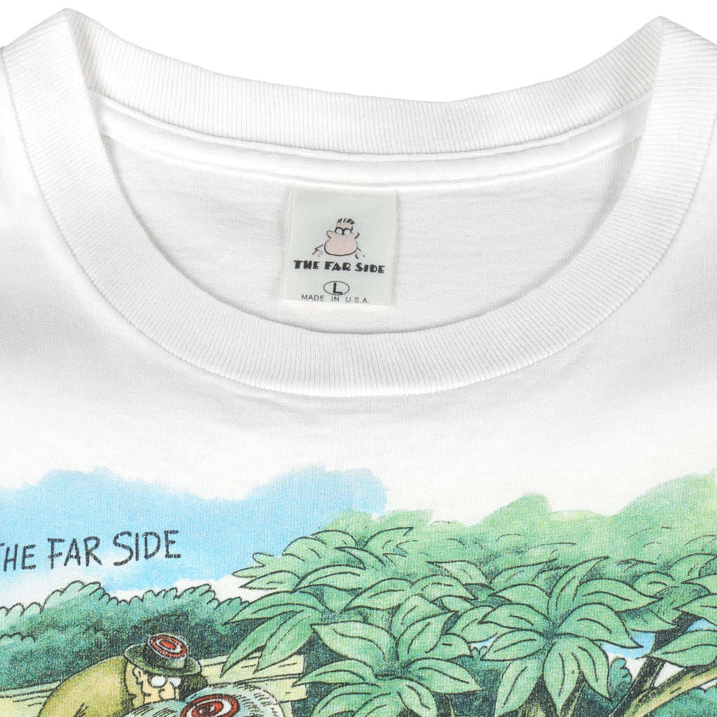 Vintage (The Far Side) - How Birds See The World T-Shirt 1980s Large Vintage Retro