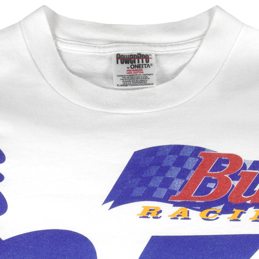 NASCAR - Budweiser Ricky Craven No. 25 T-Shirt 1997 X-Large Vintage Retro