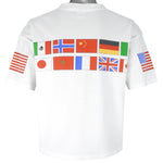 Disney - Epcot Center Flags T-Shirt 1990s Large Vintage Retro