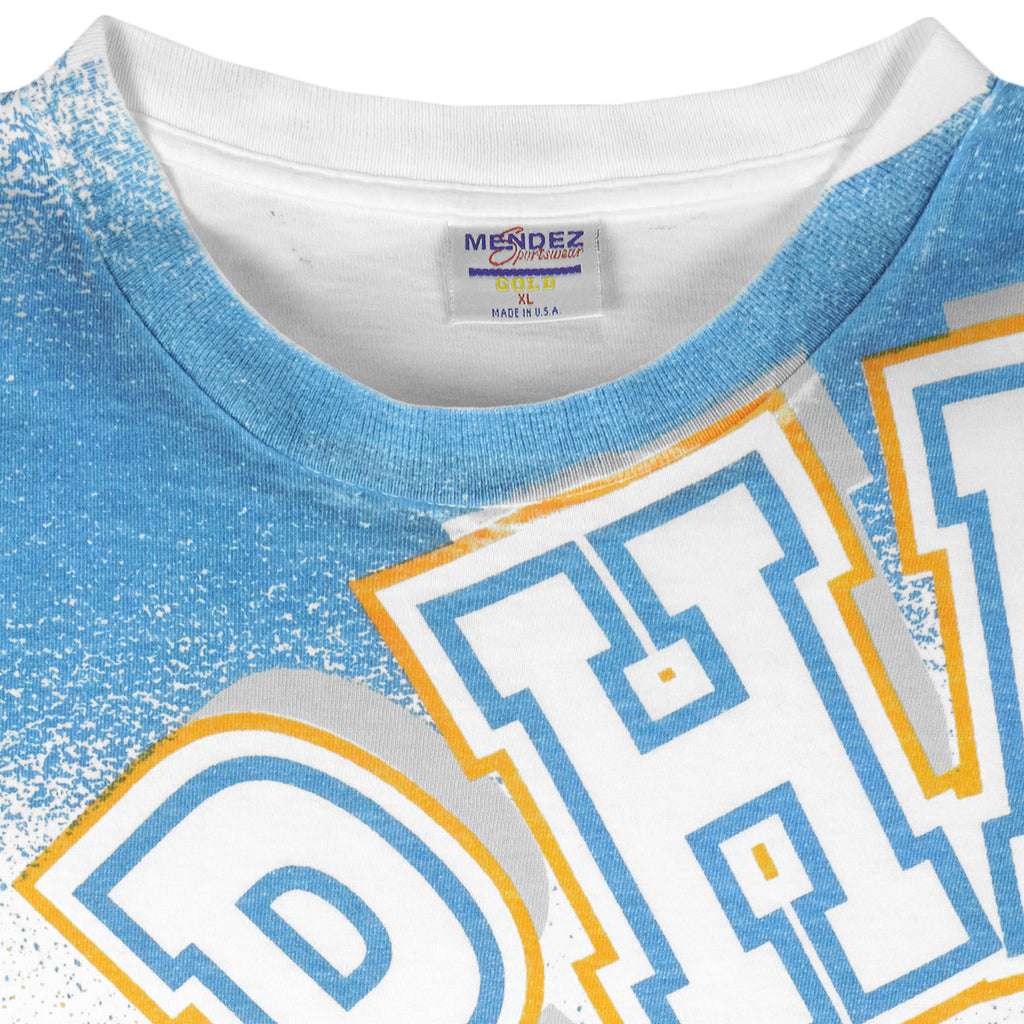 NFL (Mendez) - Miami Dolphins Big Logo T-Shirt 1994 X-Large Vintage Retro Football