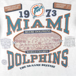 NFL (Long Gone) - Miami Dolphins World Champs T-Shirt 1990s X-Large Vintage Retro Football