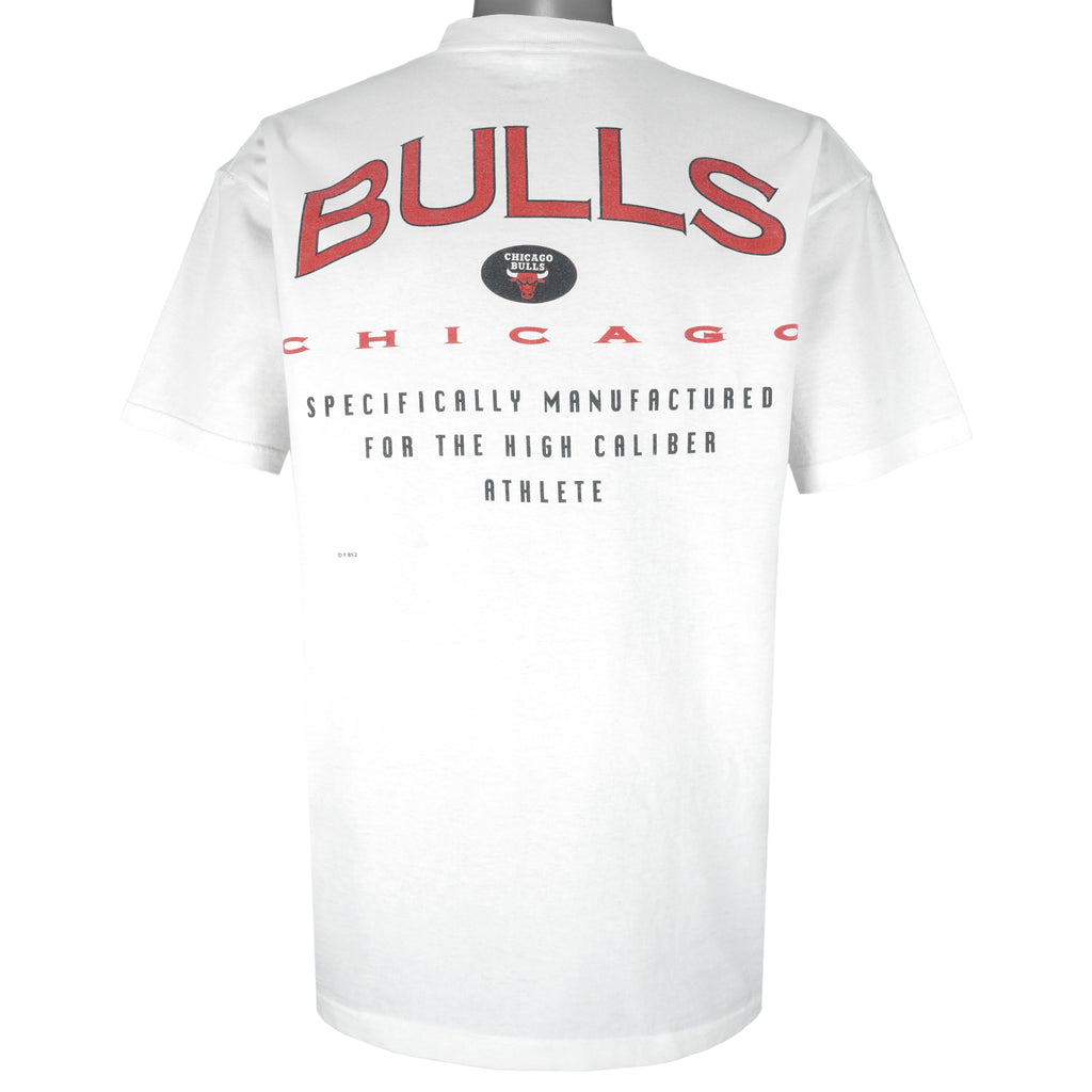 NBA (True-Fan) - Chicago Bulls Big Logo T-Shirt 1990s X-Large Vintage Retro Basketball