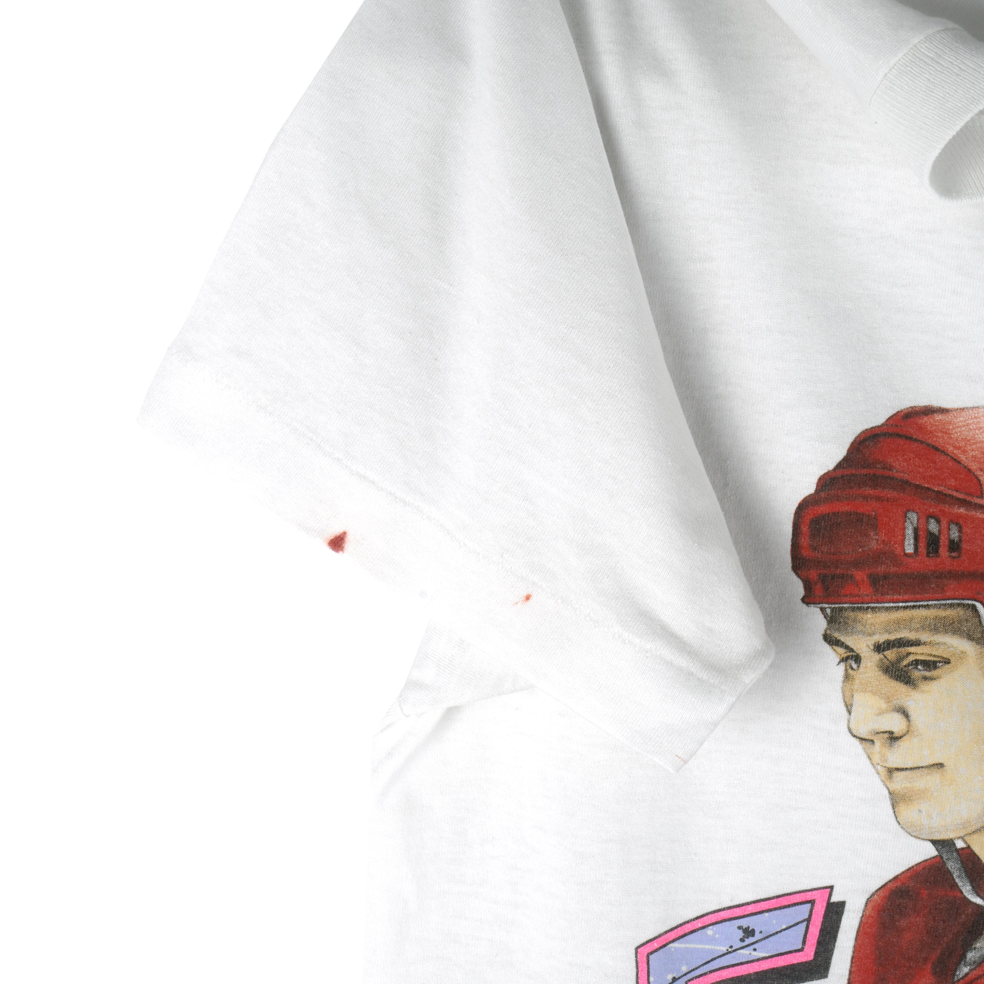 NHL (Screen Stars Best) - Detroit Red Wings Fedorov T-Shirt 1992 Large Vintage Retro Hockey