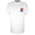 FILA - Property Of Fila Athletics T-Shirt 1990s X-Large Vintage Retro