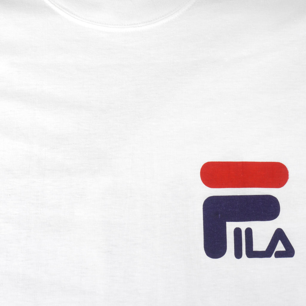 FILA - Property Of Fila Athletics T-Shirt 1990s X-Large Vintage Retro