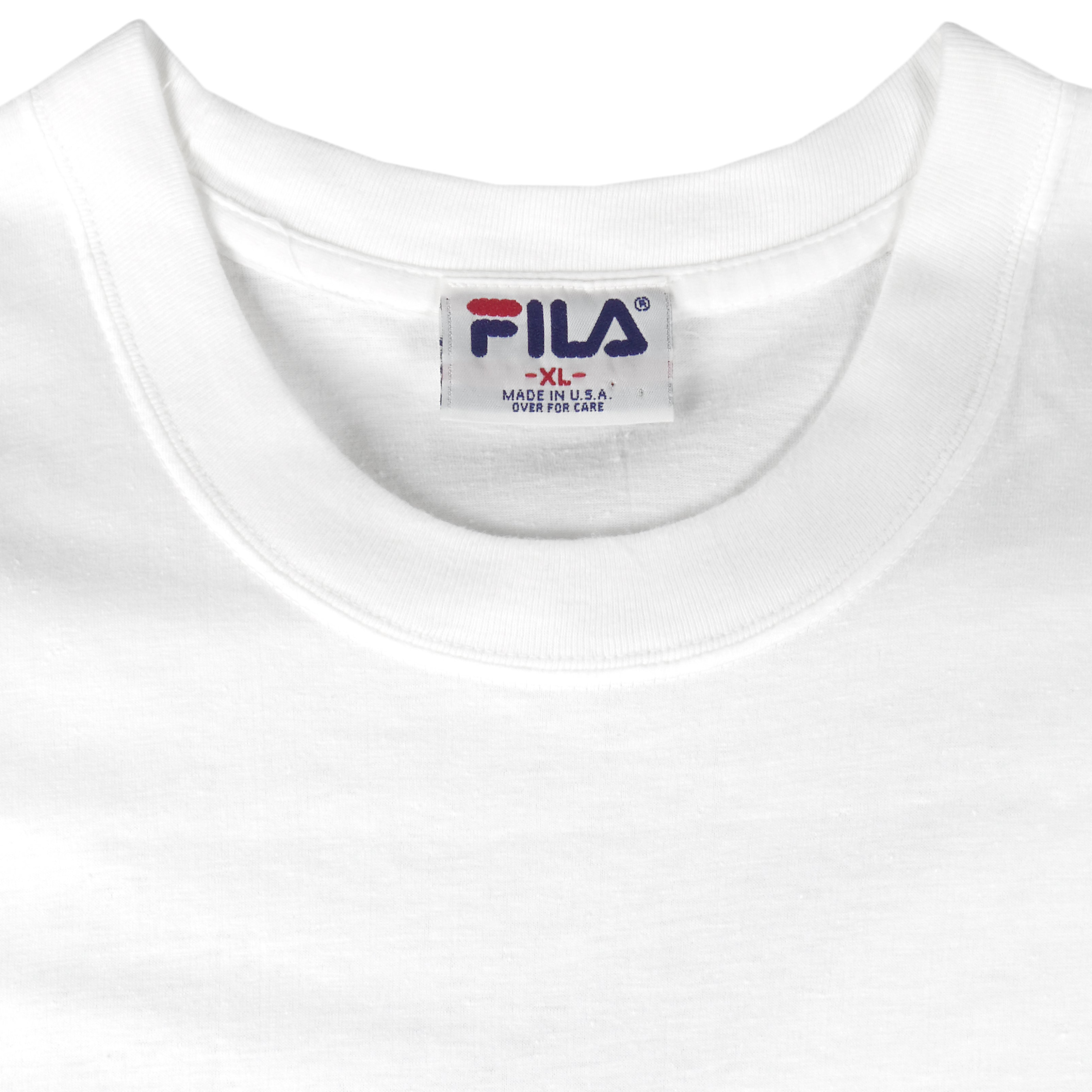 FILA - Property Of Fila Athletics T-Shirt 1990s X-Large Vintage Retro