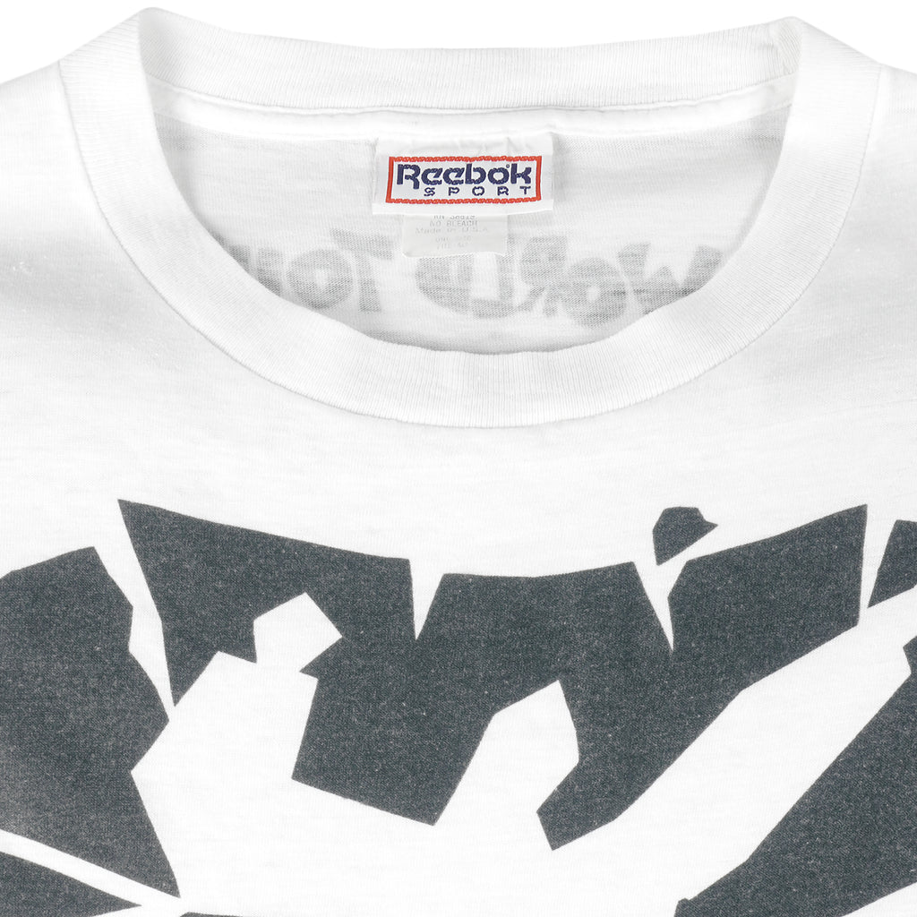 Reebok - Human Rights Now T-Shirt 1988 X-Large Vintage Retro