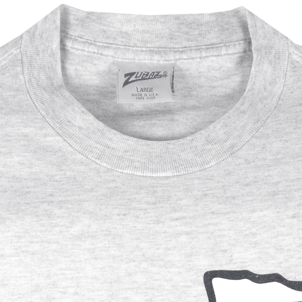 NFL (Zubaz) - Kansas City Chiefs T-Shirt 1990s Large Vintage Retro Football