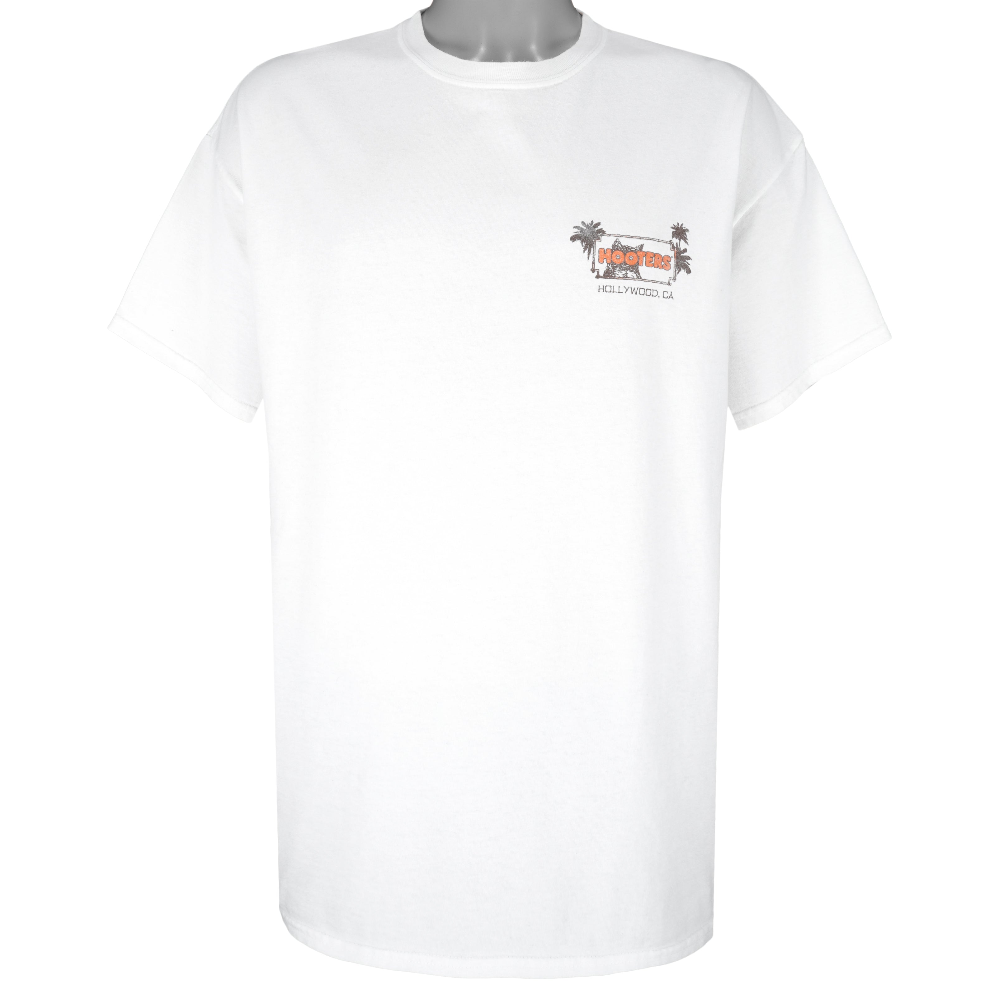 Vintage (Gildan) - Hooters Hollywood CA T-Shirt 1990s X-Large Vintage Retro