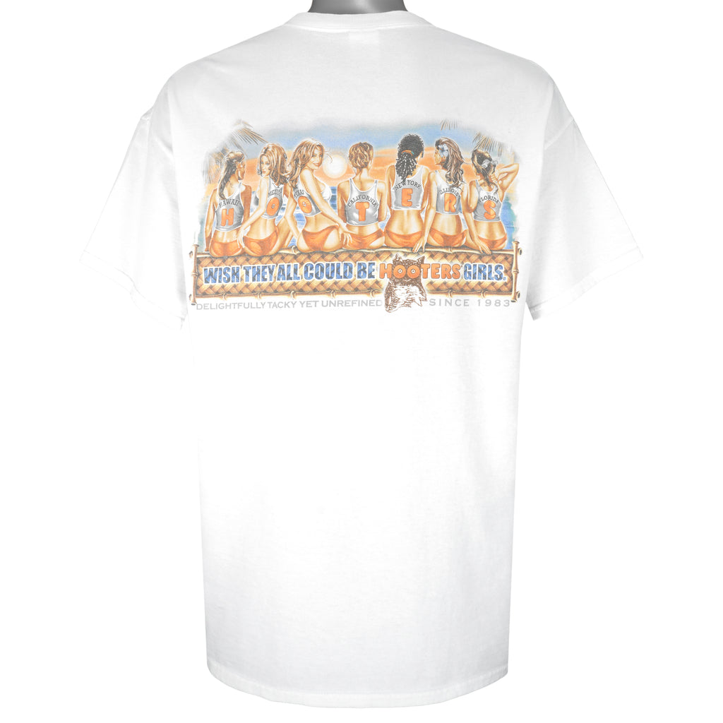 Vintage (Gildan) - Hooters Hollywood CA T-Shirt 1990s X-Large Vintage Retro