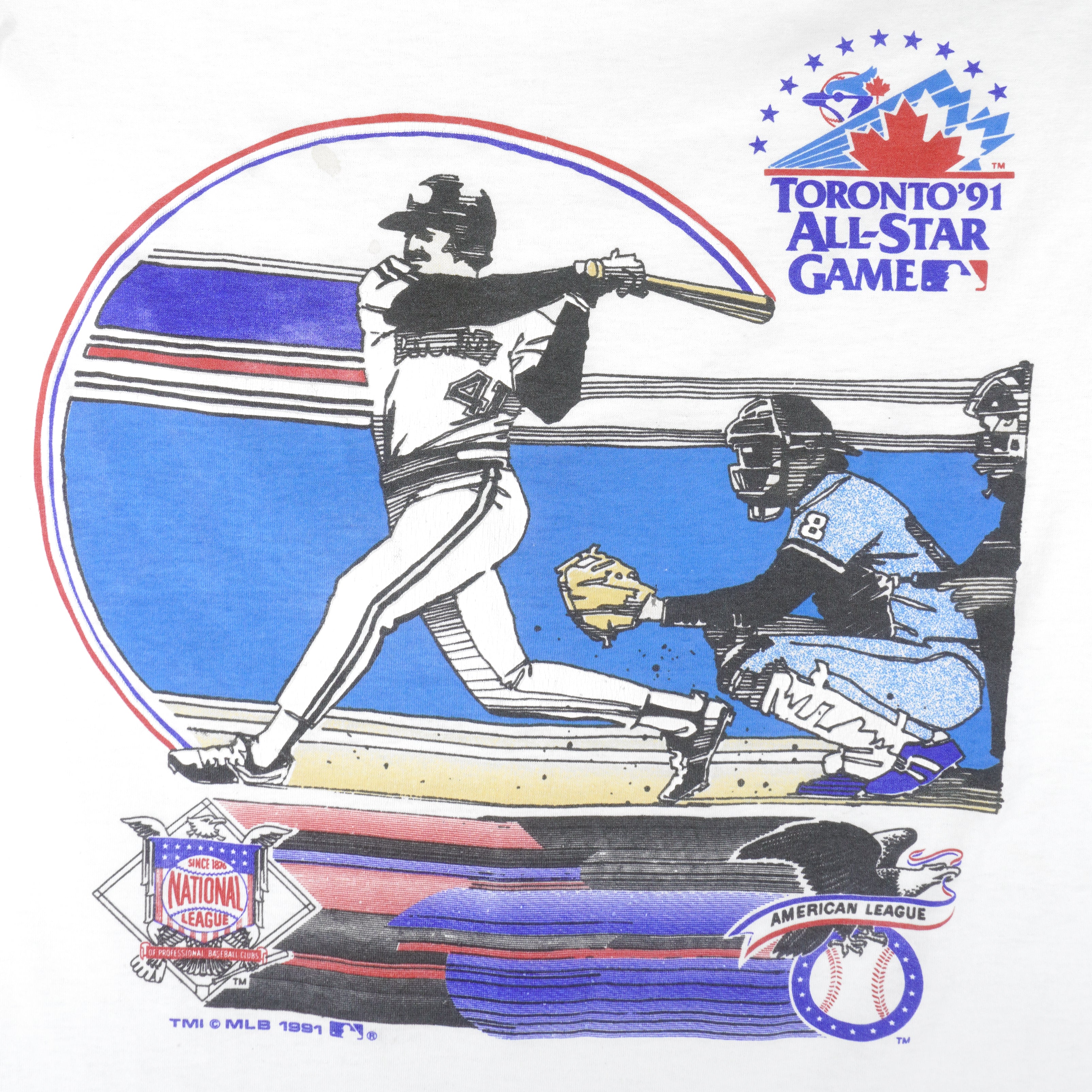 MLB - Toronto Blue Jays All Star Game T-Shirt 1991 X-Large Vintage Retro Baseball
