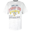 NHL - Pittsburgh Penguins Stanley Cup Champions T-Shirt 1991 X-Large Vintage Retro Hockey