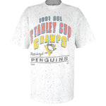 NHL (Salem) - Pittsburgh Penguins Stanley Cup Champions T-Shirt 1991 X-Large