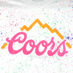 Vintage (Velva Sheer) - White Coors Light T-Shirt 1990s Large Vintage Retro