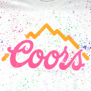 Vintage (Velva Sheer) - White Coors Light T-Shirt 1990s Large Vintage Retro