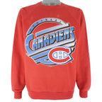 NHL - Montreal Canadiens Crew Neck Sweatshirt 1991 Large Vintage Retro Hockey