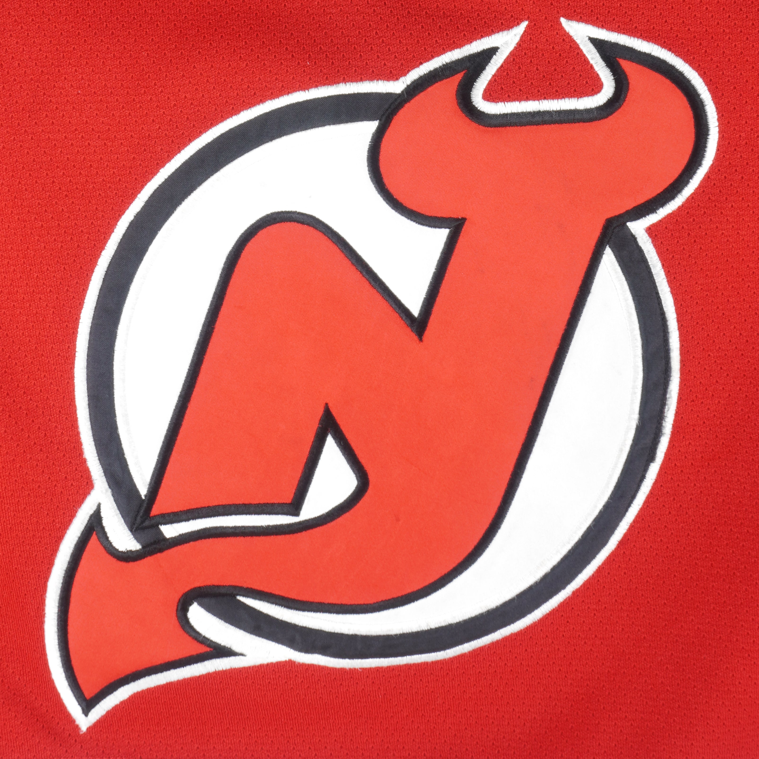 Starter - New Jersey Devils Big Logo Jersey 1990s Small to Medium Vintage Retro Hockey