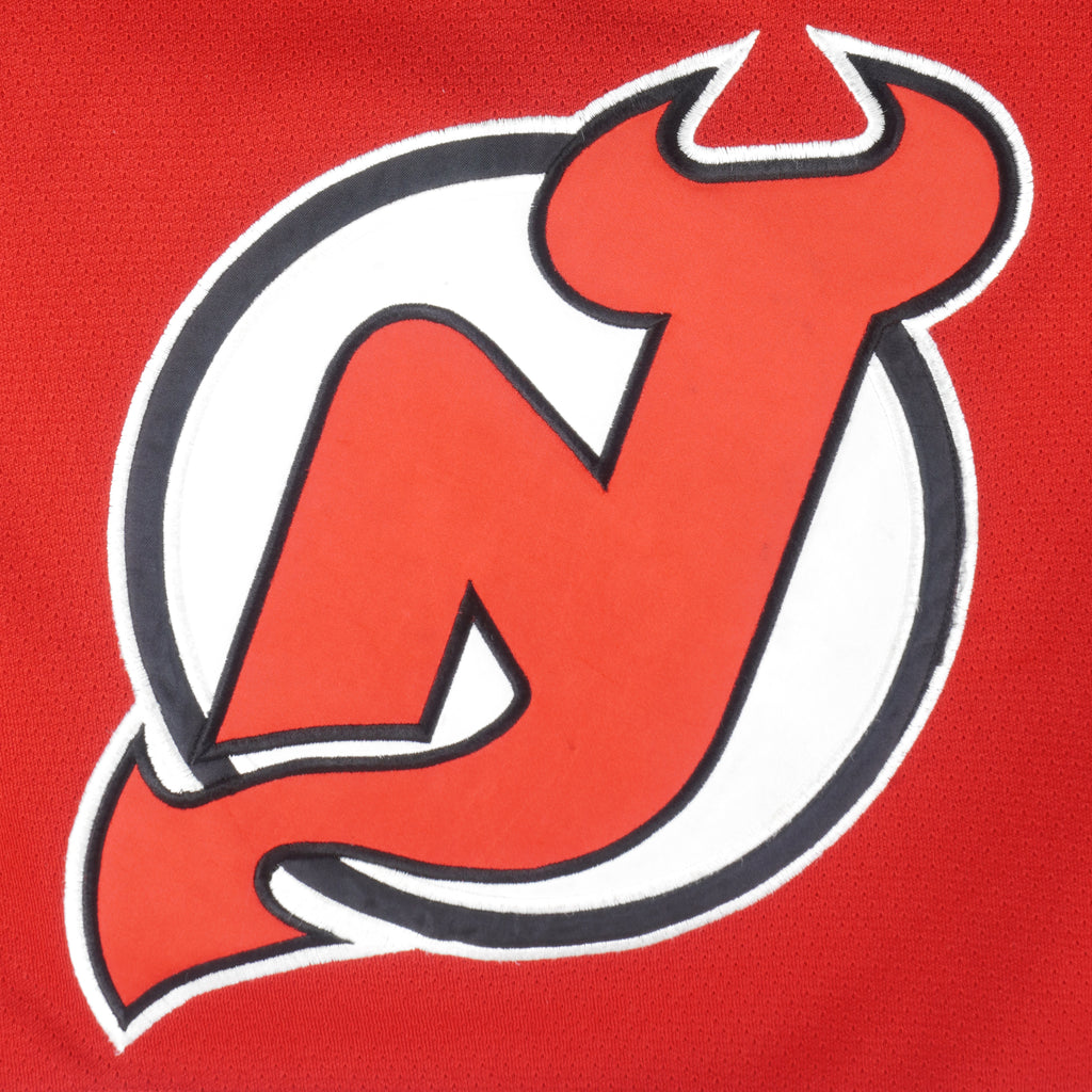 Starter - New Jersey Devils Big Logo Jersey 1990s Small to Medium Vintage Retro Hockey