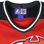 Starter - New Jersey Devils Big Logo Jersey 1990s Small to Medium Vintage Retro Hockey