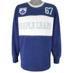 Puma - Toronto Maple Leafs Crew Neck Sweatshirt 1990s Large Vintage Retro Hockey