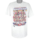 NFL (Salem) - San Francisco 49ers Champs Caricature T-Shirt 1995 X-Large Vintage Retro Football
