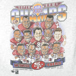 NFL (Salem) - San Francisco 49ers Champs Caricature T-Shirt 1995 X-Large Vintage Retro Football