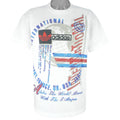 Adidas - International T-Shirt 1990s Large Vintage Retro