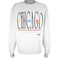 Vintage - Chicago Illinois Crew Neck Sweatshirt 1992 X-Large Vintage Retro
