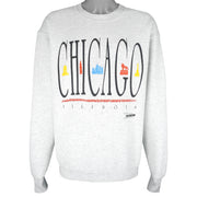 Vintage - Chicago Illinois Crew Neck Sweatshirt 1992 X-Large Vintage Retro