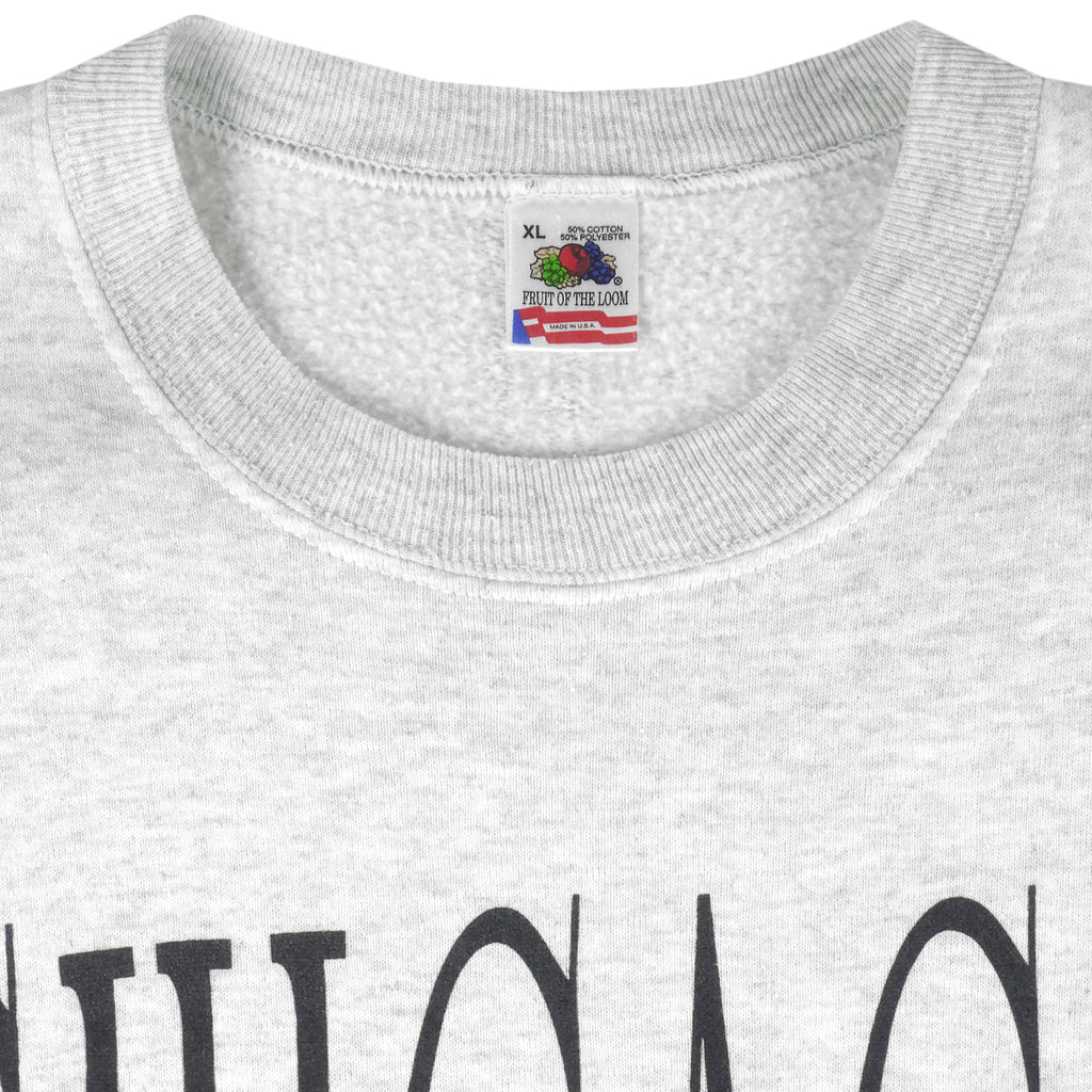 Vintage - Chicago Illinois Crew Neck Sweatshirt 1992 X-Large Vintage Retro