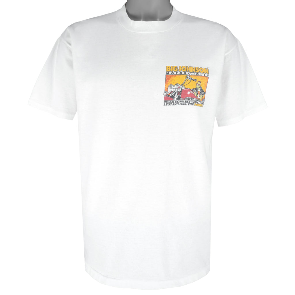 Vintage (Oneita) - Big Johnson Motorcycles Single Stitch T-Shirt 1990s Large