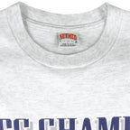 NFL (Nutmeg) - Dallas Cowboys NFC Champions T-Shirt 1990s Large Vintage Retro Football