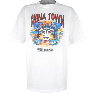 Vintage - Kuala Lumpur China Town Commonwealth Games XVI T-Shirt 1998 X-Large