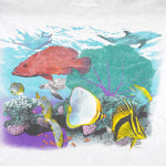 Vintage (Signal) - White Sea World T-Shirt 1990s Large Vintage Retro