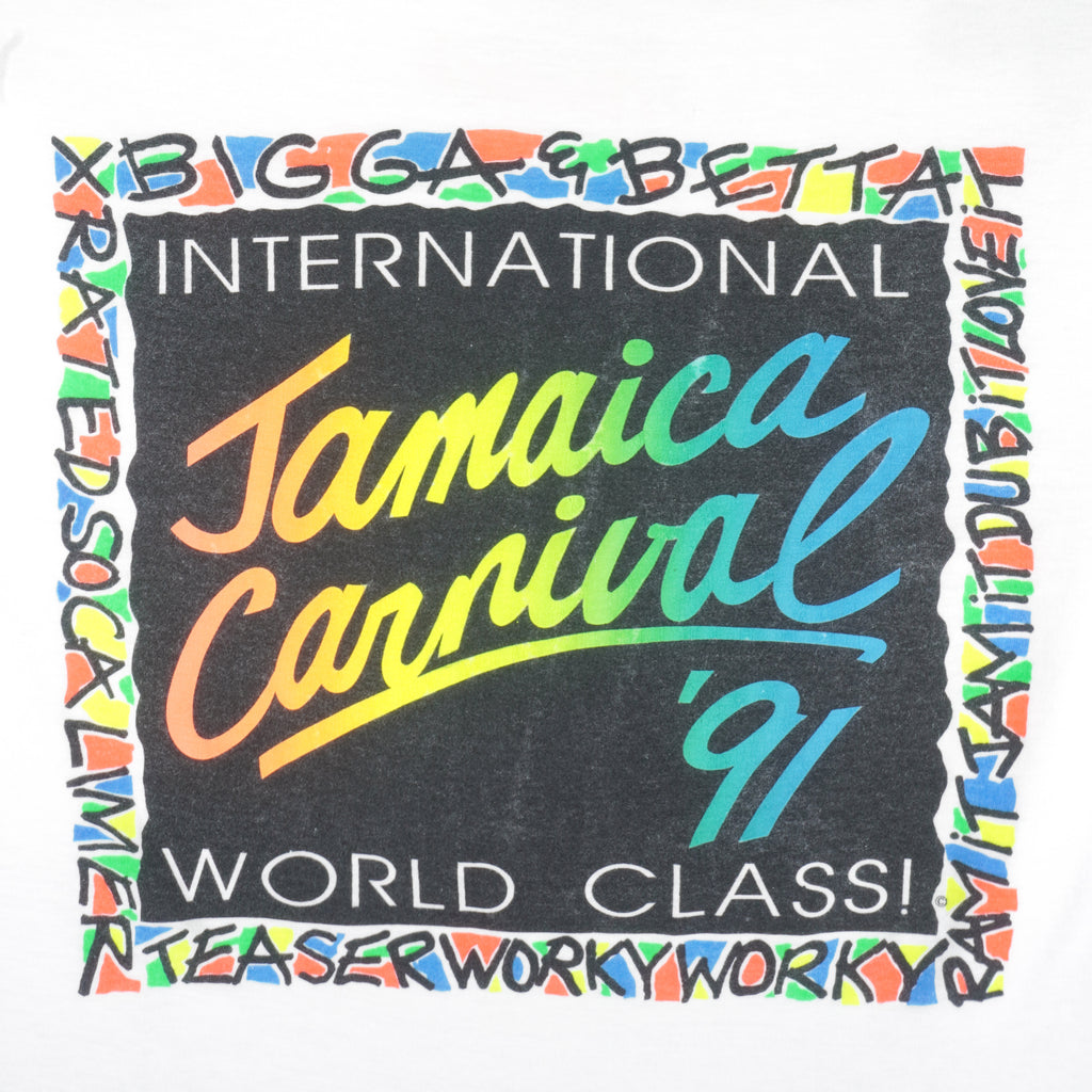 Vintage - Jamaica Carnival T-Shirt 1990s X-Large Vintage Retro
