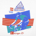 Vintage (Stedman) - U.S. Triathlon Series Bud Light T-Shirt 1990s Large vintage Retro