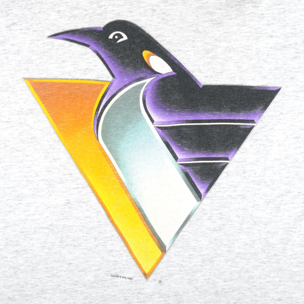 NHL - Pittsburgh Penguins Big Logo T-Shirt 1994 X-Large Vintage Retro Hockey