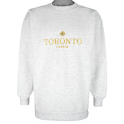 Vintage - Toronto Canada Crew Neck Sweatshirt 1990s Large Vintage Retro