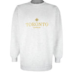 Vintage - Toronto Canada Embroidered Crew Neck Sweatshirt 1990s Large